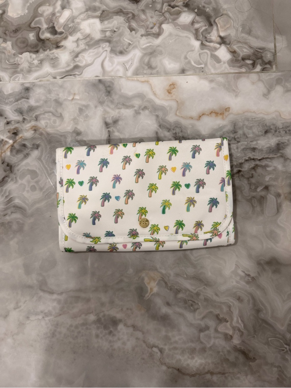 Stoney Clover Lane x Roller Rabbit palms dreams jewelry roll